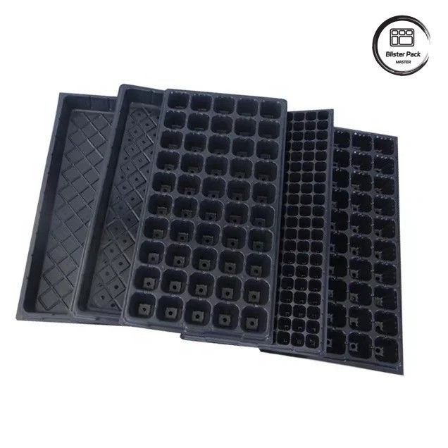 50 Sel Benih Nursery Plug Tray Bahan PS tahan lama untuk pertumbuhan benih yang efisien
